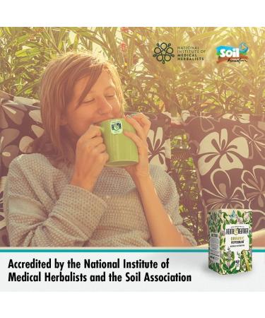 Heath & Heather Organic Peppermint Teabags Individually Wrapped Caffeine Free Herbal Tea Infusions 6 Packs of 20 (120 Tea Bags) - Buy Online on GoSupps.com