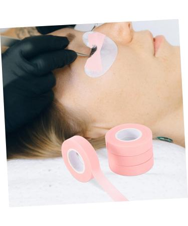 Angoily 4 Rolls Eyelash Tape Eyelash Patches Eyelash Patches Eye Lash Tape False Strip Eyelash Fixed Tapes Fabric Lash Tape Supplies Eye Foam Strap Breathable Pink Non-woven Tape - Buy Online on GoSupps.com
