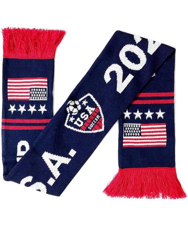 YOFANUP Women's World Cup U.S. Soccer Scarf - 60 HD Knit Scarf - Buy Online on GoSupps.com