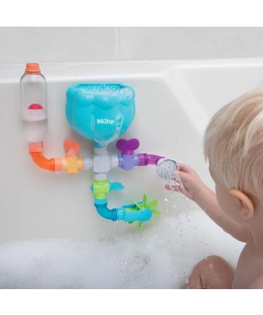 Nuby Wacky Waterworks Pipes Bath Toy with Interactive Features for Cognitive Development - Buy Online on GoSupps.com