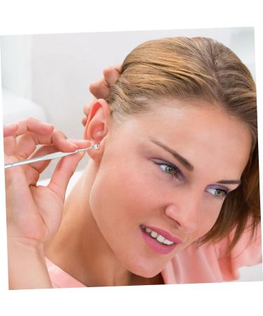 FRCOLOR 12pcs Stainless Steel Ear Cleaning Tools - Ear Wax Curette & Scoop Remover - Silver Ear Care Picks for Easy Earwax Removal - Durable 8.5x0.5cm - Buy Online on GoSupps.com