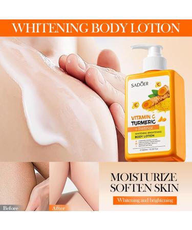 Vitamin C Brightening Moisturizer Cream Natural Turmeric Body Lotion with Retinol Anti-Aging Firming Daily Care Cream for Face and Body Regenerating and - Buy Online on GoSupps.com