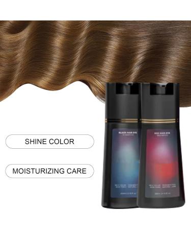 P-olar Hair Dye Shampoo Instant Hair Dye Shampoo Long Lasting Hair Dye Shampoo Reduce Gray (Dark Brown) - Buy Online on GoSupps.com