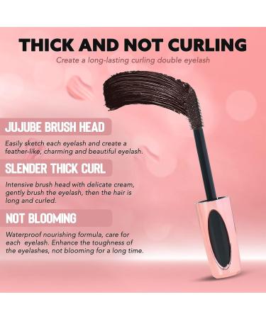 Secret Xpress Control 4D Silk Fiber Mascara - Brown | Lengthening & Thick Volume | Long Lasting, Smudge-Proof Formula for All Day Full, Long, Thick Eyelashes - Buy Online on GoSupps.com