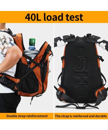 SHENHU Hiking Backpack 40L Waterproof Daypack Outdoor Sport Trekking Camping Backpack for Men Women A1-orange - Buy Online on GoSupps.com