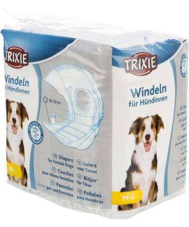 Trixie Dog Diapers for Female Dogs - M-L (36-52 cm) | 12 Pack - Best for International Shipping - Buy Online on GoSupps.com