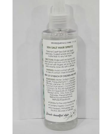 Sea Salt Hair Spritz Jasmine & Organic Coconut 6.7 fl oz - Buy Online on GoSupps.com