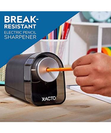 X-ACTO Pencil Sharpener XLR Electric Pencil Sharpener Colored Pencil Sharpener for Artists Powerful Compact Small Pencil Sharpener Black 1 Count - Buy Online on GoSupps.com