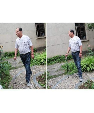 Elderly Matsuha Folding Wood + Aluminum Alloy Super Light Trekking Paul Black for Outdoor Trip (Color : WineRed) Interesting - Buy Online on GoSupps.com