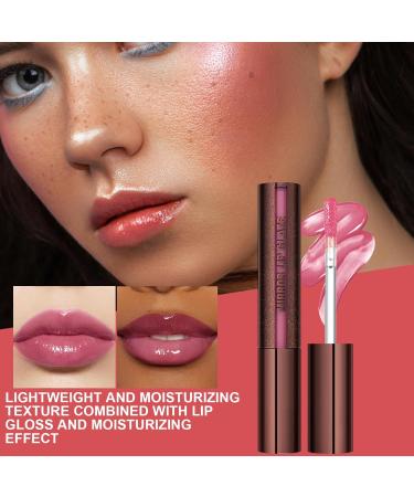 Lip Gloss Nourishing Lip Gloss Moisturizing and Volumizing Lipstick Long Lasting for Women Beauty Makeup Dating Parties and Gatherings 01 - Buy Online on GoSupps.com