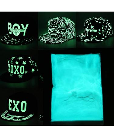 Fluorescent Powder Coating - Bright DIY Pigment for Nail Art | 3 Colors - Blue Green Noctilucent - Buy Online on GoSupps.com