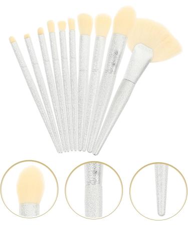 Angoily Womens 1 Set Makeup Brush Make up Portable Blusher Eye Shadow Brush Blending Brush Makeup Eyeshadow Cosmetic Eye Brush Plastic Soft Miss White Tool Make Up Brush - Buy Online on GoSupps.com
