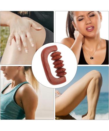 Buy Wooden Massage Roller - Self Massage Tool for Back Neck & Legs | Anti-Stress Relief | International Shipping - Buy Online on GoSupps.com