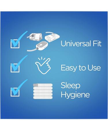 Resplabs CPAP 6ft Black-Out Tubing - Universal Tube for ResMed & Philips Respironics - 3 Pack - Buy Online on GoSupps.com