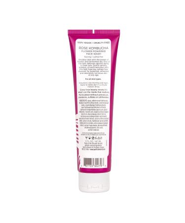 Pacifica Kombucha Flower Powered Face Wash 5 Oz - Rose Scented | Unisex - Buy Online on GoSupps.com