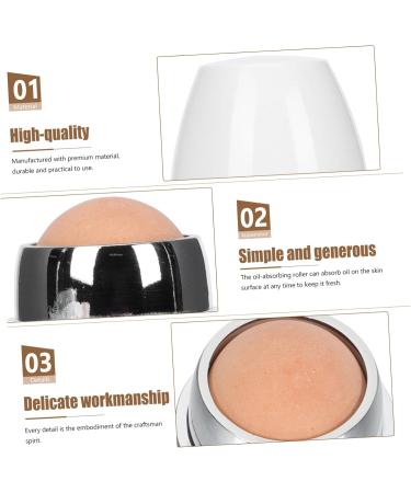 Housoutil 1pc Facial Oil Absorbing Ball Face Massager Oil- Absorbing Volcanic Face Roller Natural White 1 count (Pack of 1) - Buy Online on GoSupps.com