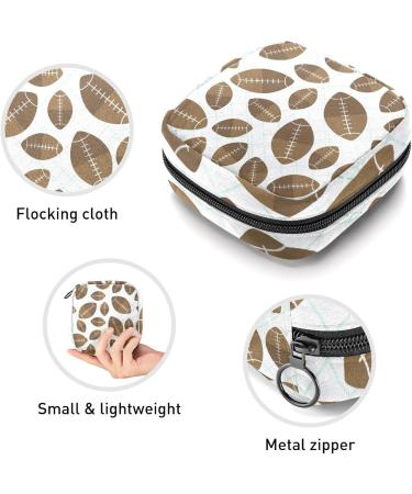 Anna Cowper Football Sanitary Napkin Storage Bag - Portable Period Pouch for Women and Teen Girls - Multi-colored - Buy Online on GoSupps.com