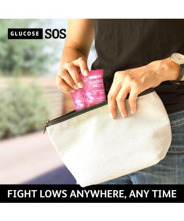 Glucose SOS Melts Made with Dextrose Powder Natural Fruit Puree Sugar, Like Glucose Tabs, Fast Acting Tablets That Melt with 10 Individual 15g Servings of Cherry/Pineapple 10 Pack Cherry/Pineapple - Buy Online on GoSupps.com