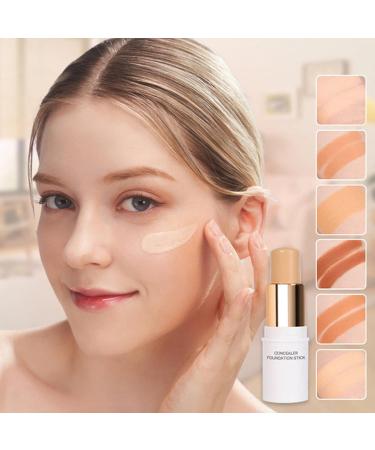 Concealer and Foundation Stick Supernatural Complexion Foundation + Concealer Stick Multi-Use Foundation Stick Smooth and Long-Lasting Coverage For All Skin Types (#02) - Buy Online on GoSupps.com