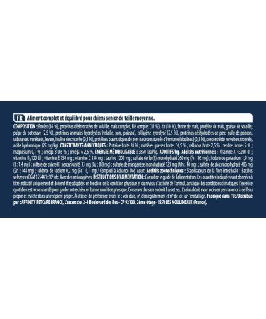 Advance Medium Senior - Croquettes for Senior Dogs (+7 years) of Medium Breed with Chicken - 3kg - Buy Online on GoSupps.com