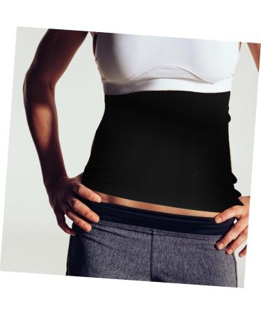 FRCOLOR Adjustable Waist Support Belt for Men & Women - Lumbar Stabilizer & Warmer - Black Lower Back Sleeve & Tableware Sucker - 27x27x0.5CM - Buy Online on GoSupps.com