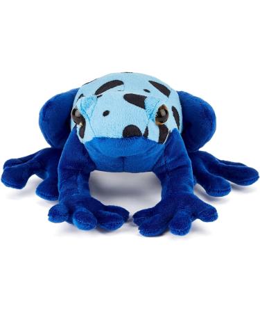 Zappi Co Blue Poison Dart Frog Plush Toy - 20cm - Safari Animals Collection | Soft & Cuddly Stuffed Animal for Kids - Buy Online on GoSupps.com