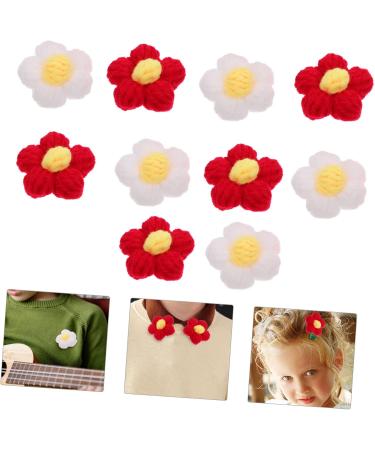 WOONEKY 10pcs Hairpin Accessories Toddler Hair Bands Small Flower Headdress Material Flower Hairpin Child 1 count (Pack of 1) Assorted Color 2 - Buy Online on GoSupps.com