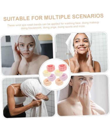 PACKOVE 8pi ces Bracelets Nettoyants pour Visage Flanelle Portables et Pratiques Lot pour Femmes et Voyages - Buy Online on GoSupps.com
