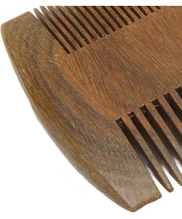 Peigne Moustache Emp che les Dents Arrondies Statiques Prise Confortable Peigne Barbe en Bois Double Face Taille Compacte pour un Usage Quotidien des Hommes - Buy Online on GoSupps.com
