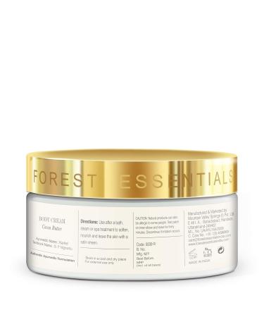 Buy Forest Essentials Velvet Silk Body Cream Cocoa Butter 200g | Hydrating Luxury Skincare - Shop Internationally - Buy Online on GoSupps.com