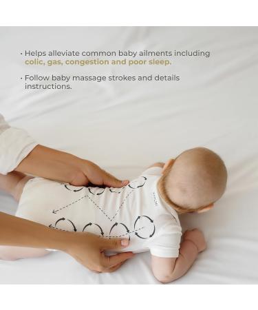 Massage Me! Baby Onesie Relief for Constipation Gas Colic & Better Sleep | Perfect Newborn & Infant Gift - Buy Online on GoSupps.com