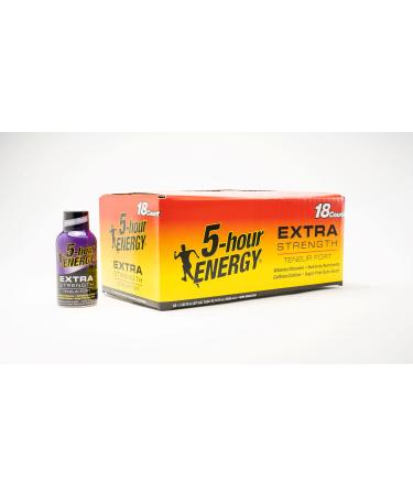 5-hour Energy - Extra Strength - Grape - 1 box of 18 x 57ml bottles