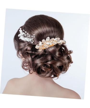 MAGICLULU hair comb bride hair side comb rhinestones Miss rhinestone hair comb bride issue card wedding eyebrow brush mini bangs comb hair accessories bride rhinestone hair comb - Buy Online on GoSupps.com