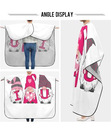 Waterproof Barber Cape - Gnome & Cheetah Pattern | Unisex Hair Cutting Bib for Men & Women - Buy Online on GoSupps.com