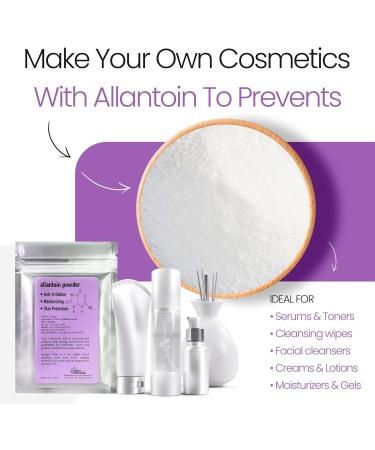 Allantoin Powder 2 Oz Cosmetic Grade for DIY Emulsion Cream Lotion Skin Care (2 oz. / 56 Grams) Allantoin Helps to Hydrate The Skin by Talsen Chemicals 2 Ounce (Pack of 1) - Buy Online on GoSupps.com