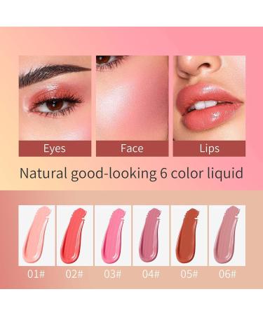  JPSDOWS Cream Blush Liquid Milk Lip and Cheek Dye 2 in 1 | Natural Multistick for Cheeks Lips Eyes Skin Cosmetics Makeup Jpsdows - Buy Online on GoSupps.com