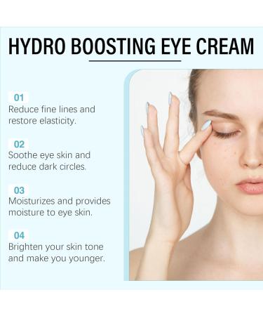 Under Eye Cream for Dark Circles and Puffiness - Caffeine Eye Cream Anti Aging Brightener With Niacinamide Peptide Complex Korean Skin Care Formula - Massage Zinc Roller - Puffy Eyes (3) - Buy Online on GoSupps.com