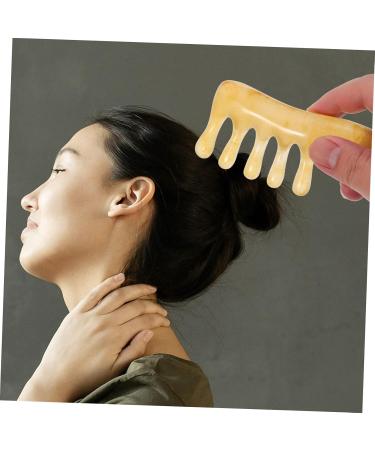 Minkissy 6-Piece Massage Comb Set | Gua Sha Tool & Wide Comb for Scalp Care Hair and Deep Fabric Massage - Buy Online on GoSupps.com