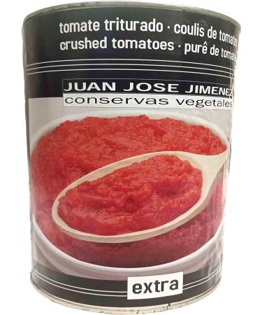 Sieved TOMATO SAUCE base tin 'Salsa de Tomate' - Gluten Free - Vegetarian - Vegan 4kg tin - Buy Online on GoSupps.com