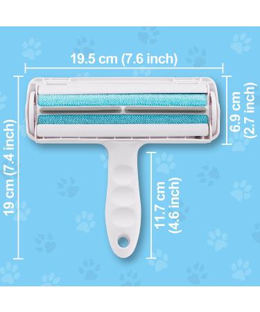 CHORHA Pet Hair Remover Roller - Reusable Dog and Cat Hair Remover for Laundry and Furniture - Blue - Buy Online on GoSupps.com