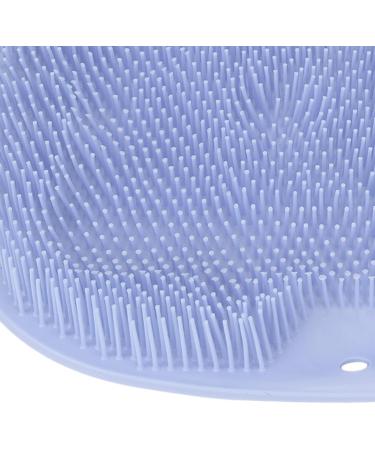 Hands-Free Foot & Back Scrubber for Shower - Multifunctional Body Brush with Suction Cup - Exfoliates, Massages, Non-Skid Mat (Blue) - Bathroom Scrubber - Buy Online on GoSupps.com