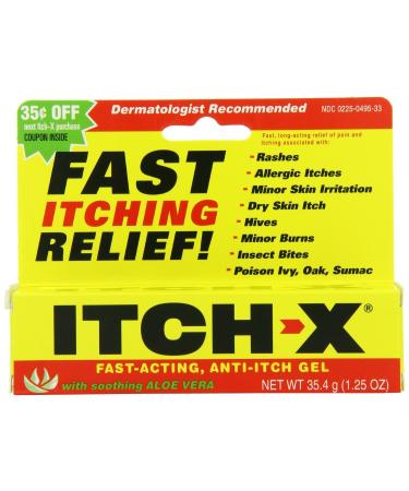 Itch-x Anti-Itch Gel with Aloe Vera 3 Count
