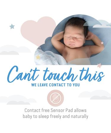 Angelcare AC527 3-in-1 Sensasure Baby Movement Monitor with Video - White - Buy Online on GoSupps.com