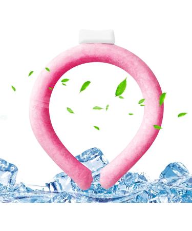 Neck Cooling Ring - Multipurpose Neck Cooling Wrap | Neck Cooling Tube For Summer | Neck Cooler Tube With Portable Design | Lightweight Neck Cooling Tube For Outdoor | Reusable Neck Cooler Pink - Buy Online on GoSupps.com