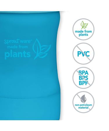 Green Sprouts Sprout Ware Plant-Plastic Sip & Straw Cup with Sippy & Straw Spouts - Gray - Buy Online on GoSupps.com