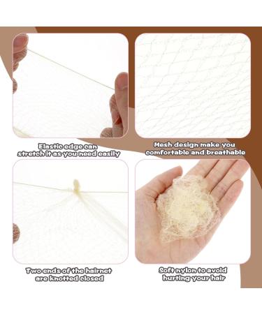 Abeillo Ballet Hair Net Hairnets for Dance Buns 20 Pcs 50 Cm Individual Package Invisible Hair Nets and 40 Pcs U Shaped Hair Pins Set for Women Girls Ballet Dancer Nurse (Beige) - Buy Online on GoSupps.com