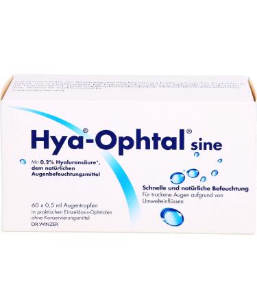 Hya Ophtal Sine eye drops 60x0.5 ml