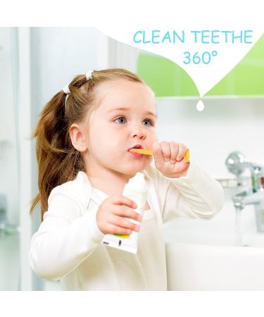 Kids U-Shaped Toothbrush 360 | Soft Silicone Brush Head | Toddler Toothbrush Ages 2-6 | 2 Pack Cute Style - Buy Online on GoSupps.com