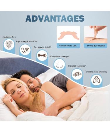 100 Counts Nasal Strips to Stop Snoring Anti Snoring Nasal strips Nose Strips for Breathing Improved Airflow Reduction Snoring Breathe Right Extra Strength Nasal Strips. - Buy Online on GoSupps.com