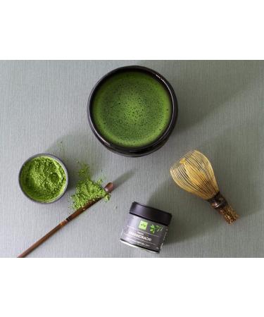 ORYOKI Hananokaori Organic Matcha Tea Powder - Super Premium Ceremonial Grade | Original Ceremonial Quality from Japan - 30g tin of organic matcha powder in vacuum-sealed packaging. - Buy Online on GoSupps.com